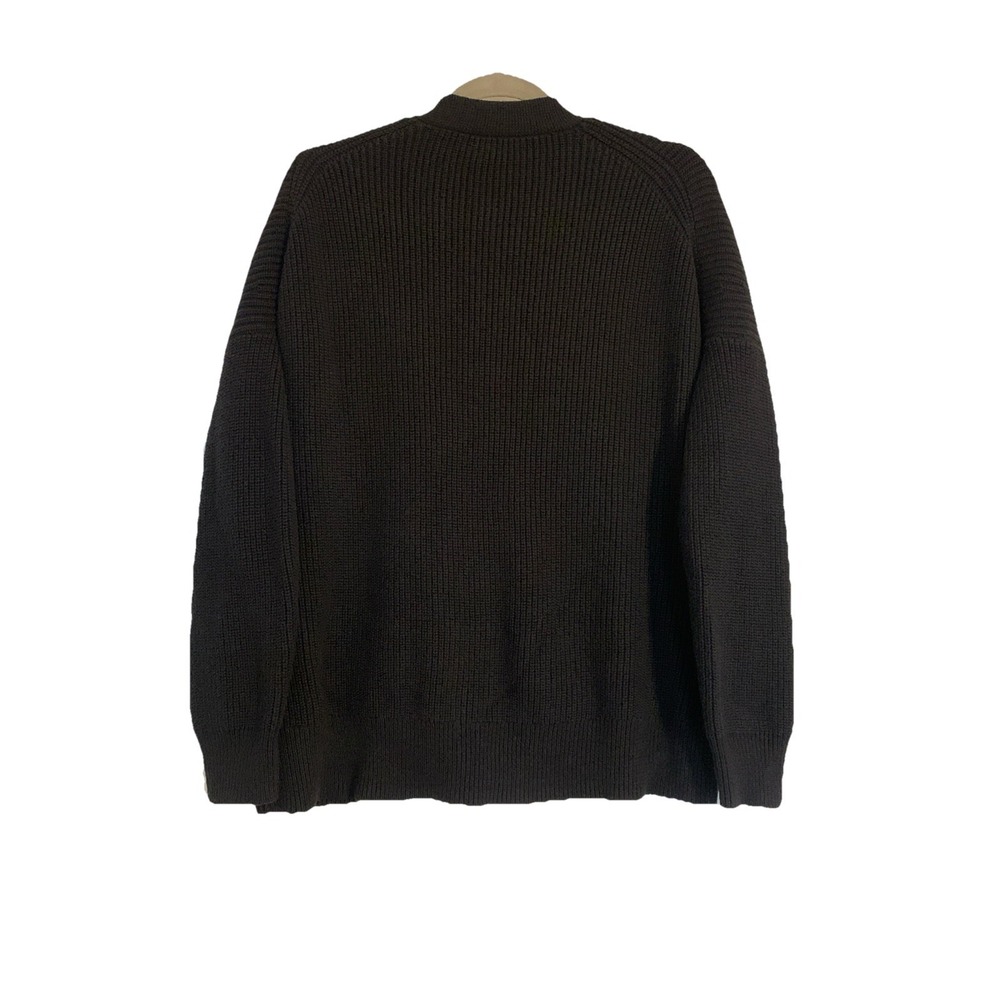 J.Crew Cardigan Sweater Women S Black Button Front V-Neck Cashmere Blend Preppy - Picture 7 of 13